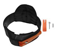 Support d'accélérateur et levier de verrouillage compatible avec STIHL BR450 BR700 BR800, pièce de rechange pour souffleur de feuilles, kit en plastique avec bague fixe noire et languette orange