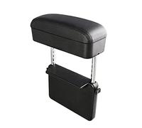 Support d'accoudoir et de coude - Extension d'accoudoir avec console de rangement - Hauteur réglable - Ajustement universel pour toutes les voitures (rangement)