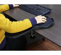 Support d'accoudoir Q-CONNECT/Ergonomique/Repose-poignet pour bureau/Extension de bureau d'ordinateur/Support de bras de souris stable/Convient pour la maison et le bureau /