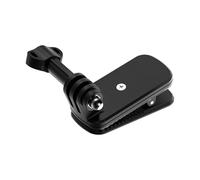 Support d'adaptateur rotatif à 360° avec rotation à 360° et inclinaison à 180° pour caméras de sport sur différentes surfaces Chapeau Clip Mount Support de caméra