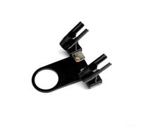 Support d'aérographe pour accessoires de support de compresseur, peut contenir jusqu'à 2 modèles de pulvérisation, construction en métal et plastique, couleur noir argenté, support de montage inclus