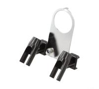 Support d'aérographe pour compresseur, double support de pulvérisation pour modélisme, peinture et décoration de gâteaux, accessoire de station en métal et plastique, noir argenté