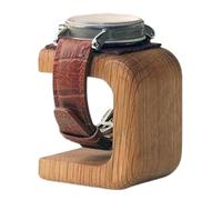 Support d'affichage de montre, support de montre unique en bois,Support de montre pour hommes et femmes - Présentoir de montre unique en bois massif, présentoir de vitrine de montre, avec conception d