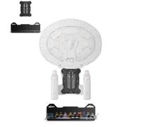 Support d'affichage en acrylique pour Lego U.S.S Enterprise NCC-1701-D 10356, avec acrylique épais de 8 mm et plate-forme de figurines de 4 mm (support uniquement, modèle non inclus)