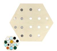 Support D'affichage Pour Marqueur De Balle De Golf - Fixation Magnétique De Taille Compacte, Organiseur Mural, Solution De Stockage Peu Encombrante, Système De Support Magnétique À Structure Métalliqu