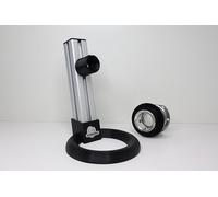 Support d'affichage, version Q, pour volants Simracing avec fermeture Fanatec QR1 (noir/argent)