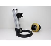 Support d'affichage, version Q, pour volants Simracing avec fermeture Fanatec QR2 (noir/argent)