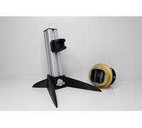 Support d'affichage, version Rocket, pour volants Simracing avec fermeture Fanatec QR2 (noir/argent)