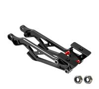 Support d'aileron arrière en Alliage for CNC #AR320347 Voitures RC 1/8, compatibles avec for Arr-ma et for KRA-Ton 4X4(Red-Black)