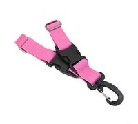 Support d'aileron de plongée réglable pour masque de plongée, construction en nylon et acier inoxydable, réglable pour la plongée avec tuba et les sports nautiques (rose)