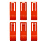 Support d'aileron de surf - Clip d'aileron de planche | Clips amovibles pour ailerons de planche de surf | Clip d'aileron de bassin versant 6 pièces Boucle de fixation d'aileron de planche de surf -