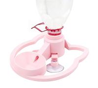Support d'alimentation pour chaton - Support de fontaine à eau pour chat, support de poignée sous vide, support de bol portable, hauteur réglable pour la salle à manger, les voyages à la maison, les