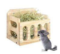 Support d'alimentation pour lapins - Support d'alimentation en bois pour foin, supports de nourriture pour lapins | Mangeoire à Foin Cage à Lapin Support à Foin, Support d'alimentation pour Petits Ani