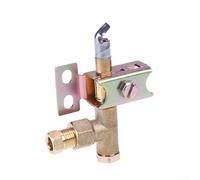 Support d'allumage de flamme en acier inoxydable résistant pour gaz naturel, propane, butane et systèmes avec flexibilité de montage multi-trous (2 trous)