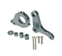 Support d'amortisseur directionnel modifié, règle en titane, empêche le véhicule de se balancer à l'avant, compatible avec Yamaha XMAX300,en douceur(Grey)