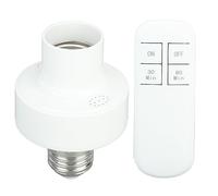 Support D'Ampoule Avec Télécommande, Contrôle À 360 Degrés, Support D'Ampoule De Remplacement Sans Fil Pour Ampoule Led 100 W (220 V)