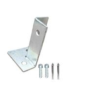 Support d'ancrage de poteau réglable en acier inoxydable, for pergola, clôture et terrasse, largeur de base de 2.75 pouces, résistant aux intempéries(10PCS)