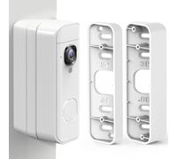 Support d'angle 15°/30°/45° pour sonnette Blink Doorbell 2K+ (modèle 2026)/2e génération/1ère génération, kit de cale de montage d'angle flexible pour caméra de sonnette Blink, blanc