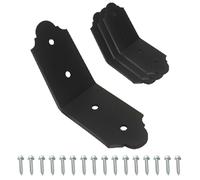 Support d'angle à 45 degrés | 4 outils de construction robustes | Supports d'angle en métal, raccord de connecteur pour entretoise de meubles, encadrement, bâtiment de construction