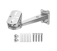 Support d'angle en acier inoxydable 304 - Bras d'extension réglable pour caméra murale avec pince de serrage pour surveillance de sécurité, modèle A