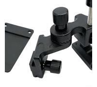 Support d'angle en alliage d'aluminium pour boîtes de pêche offrant un alignement constant de la canne et une fiabilité opérationnelle