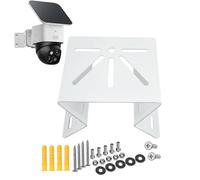 Support d'angle en Métal Compatible avec Eufy Security Solocam S340/E30/E42, Eufy 4G LTE Cam S330 Caméra, Support Résistant pour Caméra PTZ, Montage Mural pour Intérieur et Extérieur