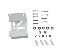 Support d'angle en métal pour caméra Eufy pour projecteur à 360° et caméra Ring Floodlight Cam - Support mural d'angle pour extérieur et intérieur - Blanc