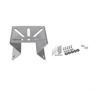 Support d'angle en métal résistant aux intempéries pour Eufy S340 S330 E30, support mural extérieur solide pour caméra de sécurité PTZ dôme extérieur, installation peu encombrante (argent)