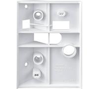 Support dangle mural pour détecteur de mouvements Merten 565291 intérieure, extérieure montage apparent (en saillie), mural blanc polaire IP55