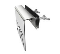 Support d'angle pour caméra d'extérieur - Construction en métal blanc - Assure stabilité et résistance à la rouille - Support d'appareil photo haute performance