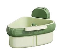 Support d'angle pour évier à ventouse, panier de filtre d'évier de cuisine 2025, récupérateur de déchets alimentaires, panier de vidange automatique, support de rangement pour éponge de robinet