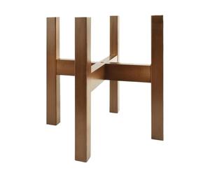 Support d'angle pour fleurs avec largeur réglable | Pot de fleurs haut pour intérieur, style Mid Century Modern pour coin maison, sol, patio, jardin et balcon, compatible