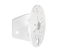 Support d'angle pour luminaire en acier blanc D112mm
