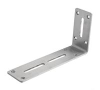 Support d'angle robuste à 90 degrés pour meubles et fixation murale pré-percé pour une installation rapide (180 mm)