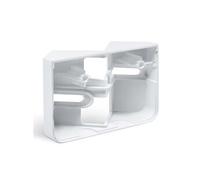 Steinel Support mural d'angle pour projecteur LED XLED home 2 Blanc pour coin intérieur et extérieur