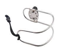 Support d'anneau de Sauvetage en Acier - Support de Flotteur en Fer à Cheval, matériel | Accessoire de Montage d'anneau de sécurité pour Yacht, équipement de Sauvetage de bouée, Accessoire