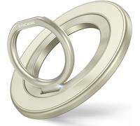 Support D'anneau Magnétique Pour Téléphone Magsafe, D'anneau De Préhension Magnétique Téléphone Portable Avec Béquille À Doigt À Double Face Avec Iphone 16 Pro Max 15 14 13 12- Jaune