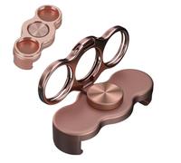 Support D'anneau Pour Smartphone (8 Cm) - Double Anneau À Trois Doigts Avec Clip Arrière | Béquille Magnétique Pliable Et Rotative À 360° Pour Smartphone. Cette Poignée Sert Également De Support Et De