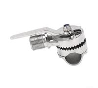 Support d'antenne à cliquet avec levier pour rails de 7/8" à 1" de diamètre 22-25,4 mm en acier inoxydable 316 pour une utilisation marine longue durée