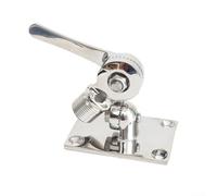 Support d'antenne de communication marine avec base à cliquet en acier inoxydable robuste et positionnement réglable pour bateaux