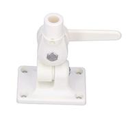 Support D'antenne Marine, Support D'antenne Radio Marine Support D'antenne VHF pour Bateau Support D'antenne VHF à Cliquet Base de Montage Réglable pour Bateaux Marine