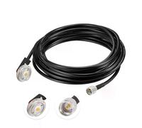 Support d'antenne radio mobile Bingfu NMO pour voiture, base magnétique avec mini connecteur UHF et