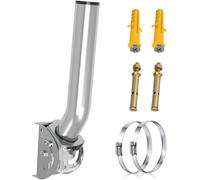 Support d'antenne Starlink,support en J avec vis papillon,37 cm,pour l'installation à l'extérieur d'antennes TV et de ponts sans fil,montage sur poteau ou au mur