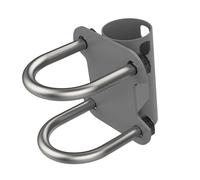 Support d'antenne - Support d'antenne en acier inoxydable pour montage sur mât - Remorque satellite pour une large charge pour caravane, caravane, balcon, yacht, camping-car