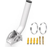 Support d'antenne universel,résistant aux intempéries,accessoire de montage sur poteau en J de 25 cm pour antenne TV extérieure,support de pont sans fil,poteau et support mural pour point d'accès
