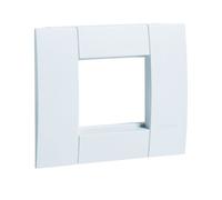 Support d'appareillage 45x45 simple Pure pour goulottes alu - HAGER GT4519016
