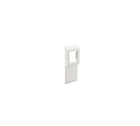 Support d'appareillage PDA-45N - Pour goulotte TA-E et TA-G de largeur 120mm - 2 modules compacts - 45x45mm - Blanc