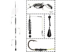 Support d'appât artificiel pour la pêche, 1540 g, construction en acier à haute teneur en carbone pour une meilleure capture (25 g)