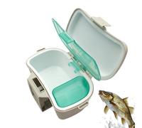 Support d'appât pour - Étui isolé portable 17 x 12 x 9 cm, rangement de leurres à coque rigide en ABS, construction thermique double couche | Parfait pour les bateaux de pêche en eau douce, le ka