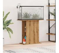 vidaXL Support d'aquarium Chêne artisanal 36x75x72,5 cm Bois d'ingénierie Montage facile